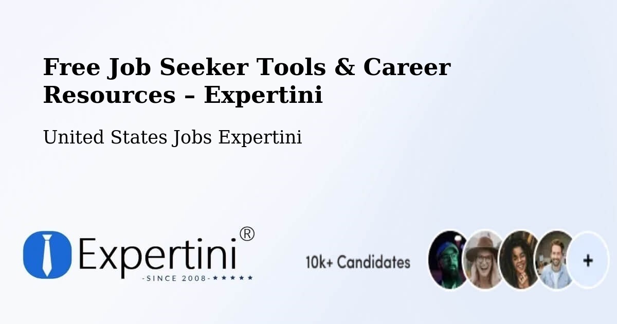 Free Job Seeker Tools & Career Resources – Bloomington - Bloomington, United States Jobs Expertini